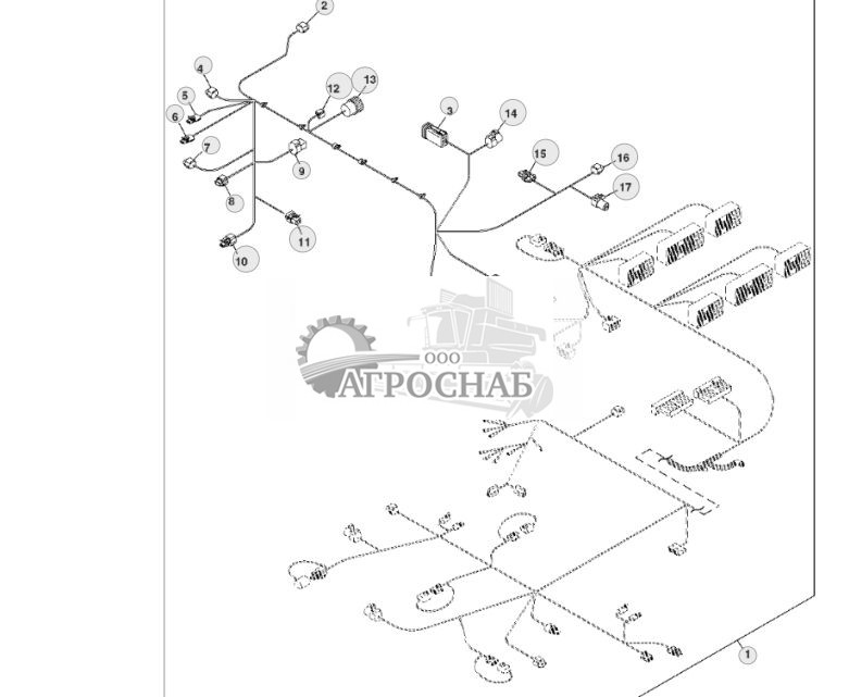 Chassis Wiring Harness Connectors (13) (MFWD) (Non-Certified) - ST395269 400.jpg